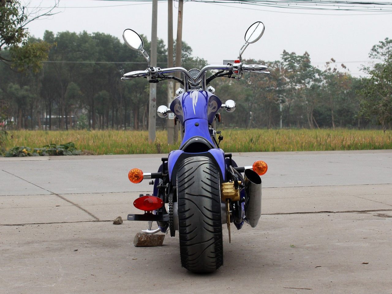 Mini Chopper Motorcycle Rear Tire + Rim 205/40-14