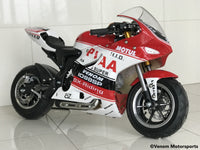 Thumbnail for Venom x15 | 90cc Kids Super Pocket Bike | Electric Start | Automatic Black Red White - #55