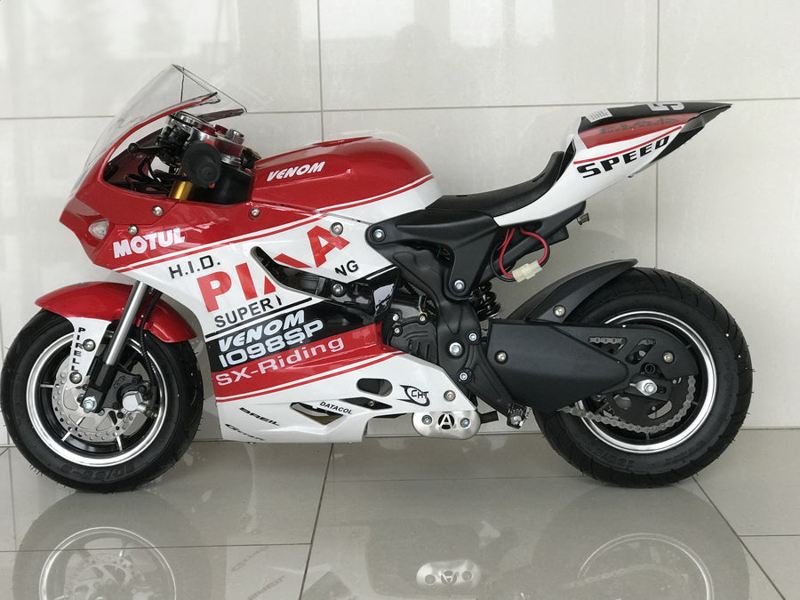 Venom x15 | 90cc Kids Super Pocket Bike | Electric Start | Automatic