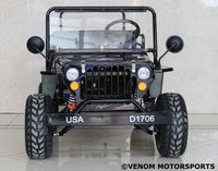 Thumbnail for Venom Mini Jeep | 125cc | 3-Speed | Willys Edition