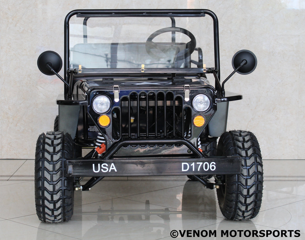 125cc Mini Jeep Deluxe | Willys Edition | 3-Speed
