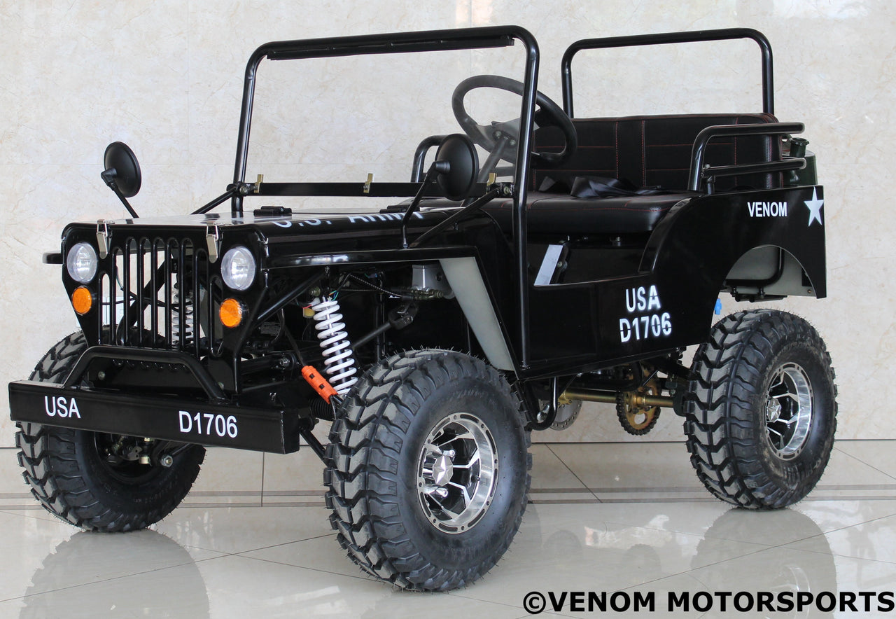 Venom Mini Jeep | 125cc | 3-Speed | Willys Edition