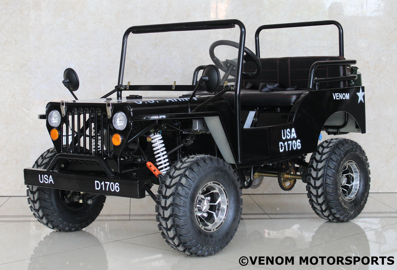 125cc Mini Jeep Deluxe | Willys Edition | 3-Speed