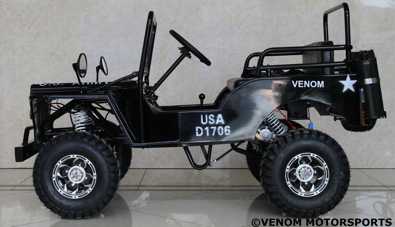 Venom Mini Jeep | 125cc | 3-Speed | Willys Edition