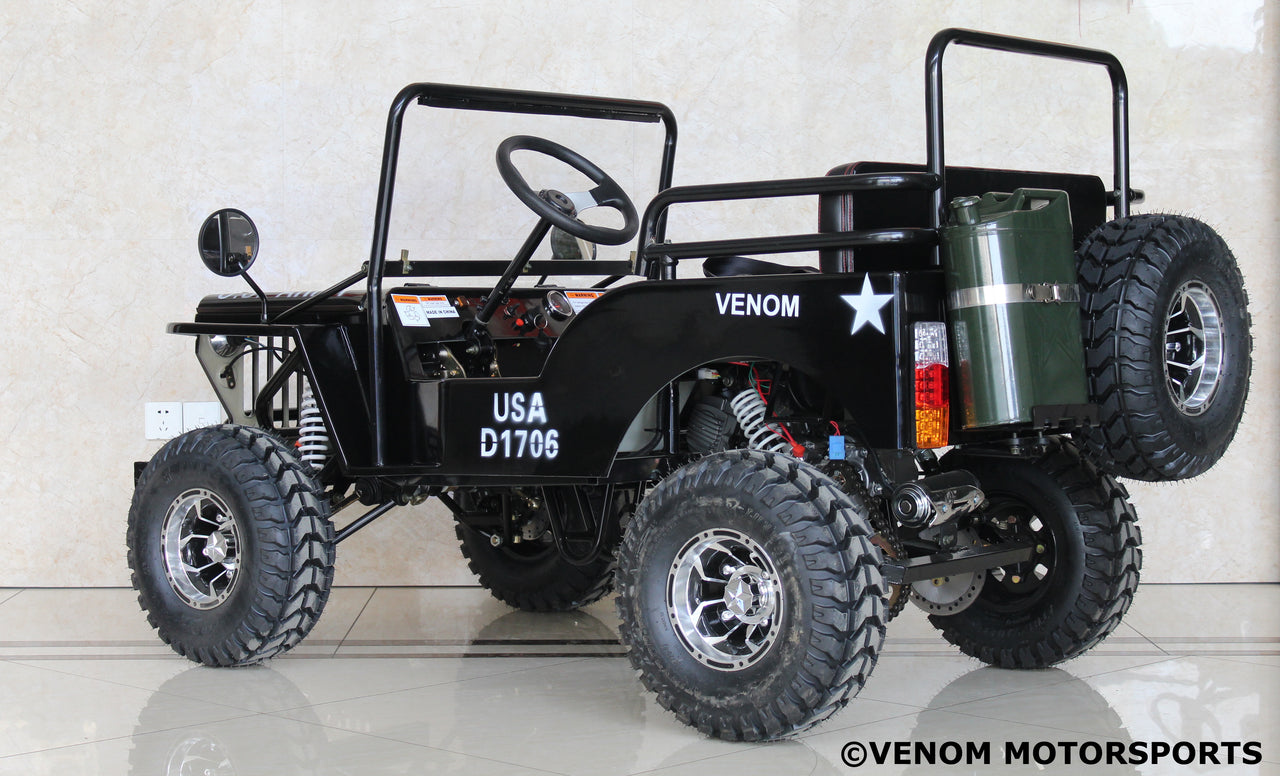 Venom Mini Jeep | 125cc | 3-Speed | Willys Edition
