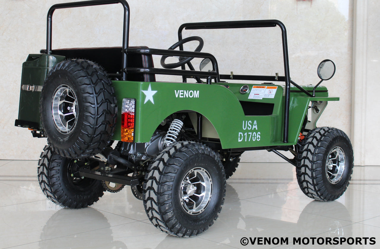 Venom Mini Jeep | 125cc | 3-Speed | Willys Edition