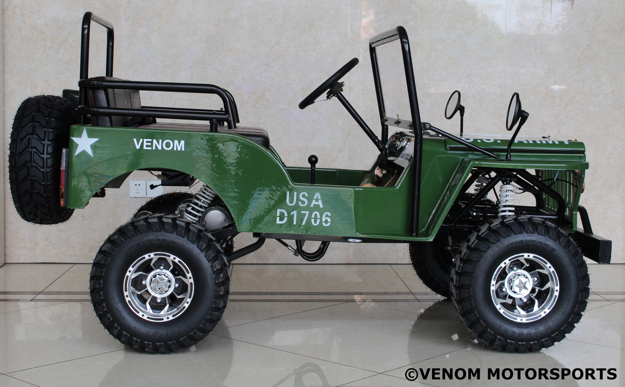Venom Mini Jeep | 125cc | 3-Speed | Willys Edition