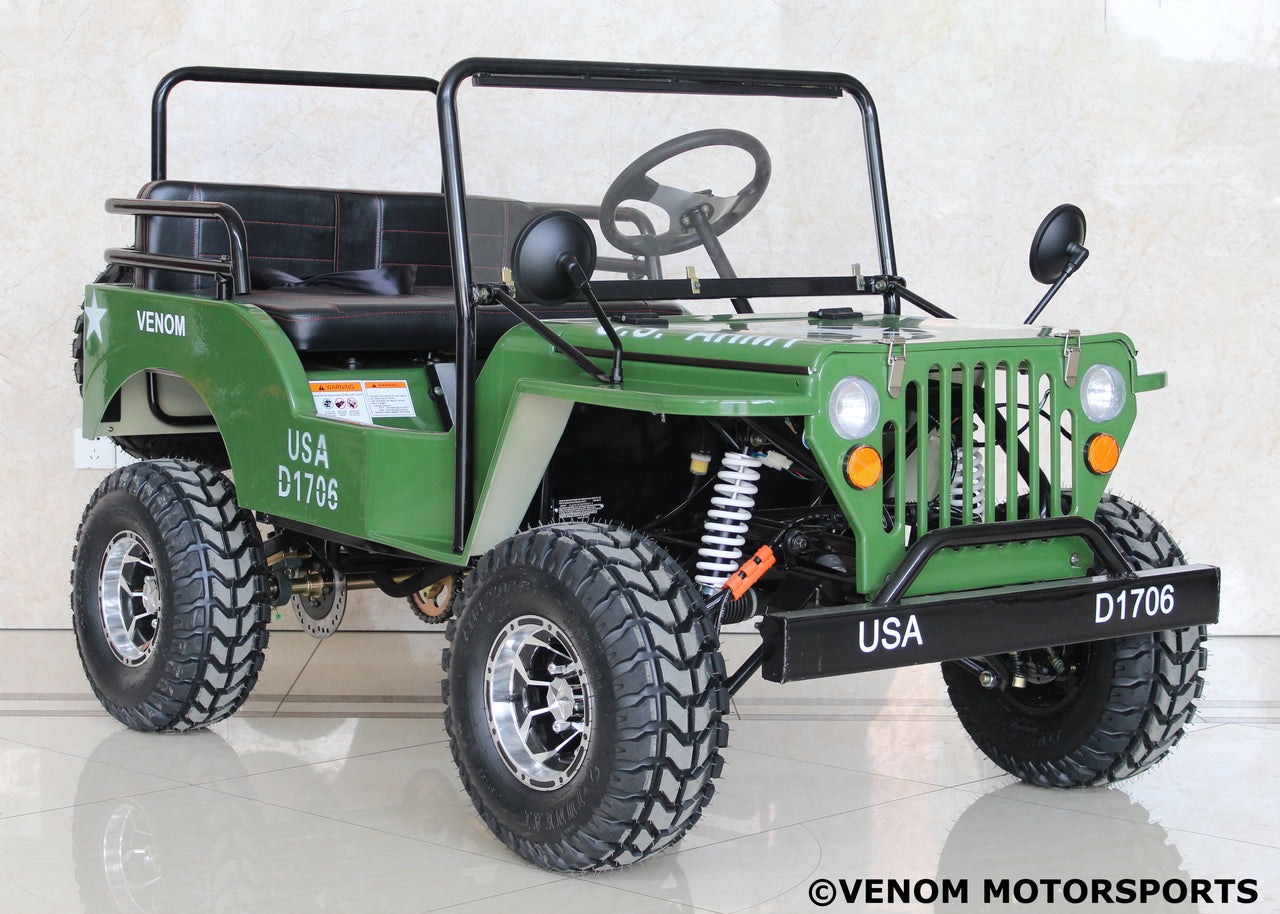 Venom Mini Jeep | 125cc | 3-Speed | Willys Edition
