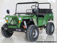 Thumbnail for Venom Mini Jeep | 125cc | 3-Speed | Willys Edition