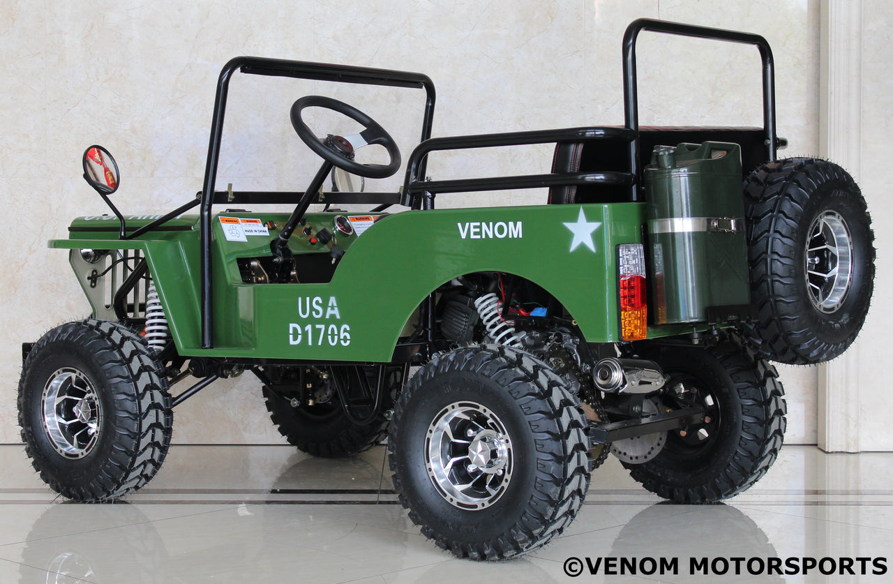 Venom Mini Jeep | 125cc | 3-Speed | Willys Edition
