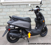 Thumbnail for 50cc Roma Scooter - Right Rear Footrest 50520-S9E1-0000