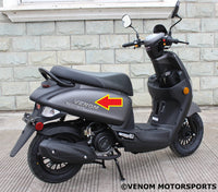 Thumbnail for 50cc Roma Scooter - Body Cover Right (Black) 83600-S9E1-0000