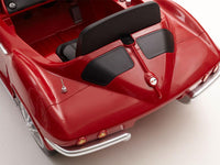 Thumbnail for 1963 Corvette Stingray 12V Electric Ride-On Toy Car - Red