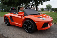 Thumbnail for Lamborghini Aventador LP700-4 Electric Toy Car 6V - Orange