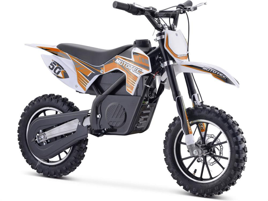 MotoTec Gazella Electric Dirt Bike 500 Watts 24 Volts Orange