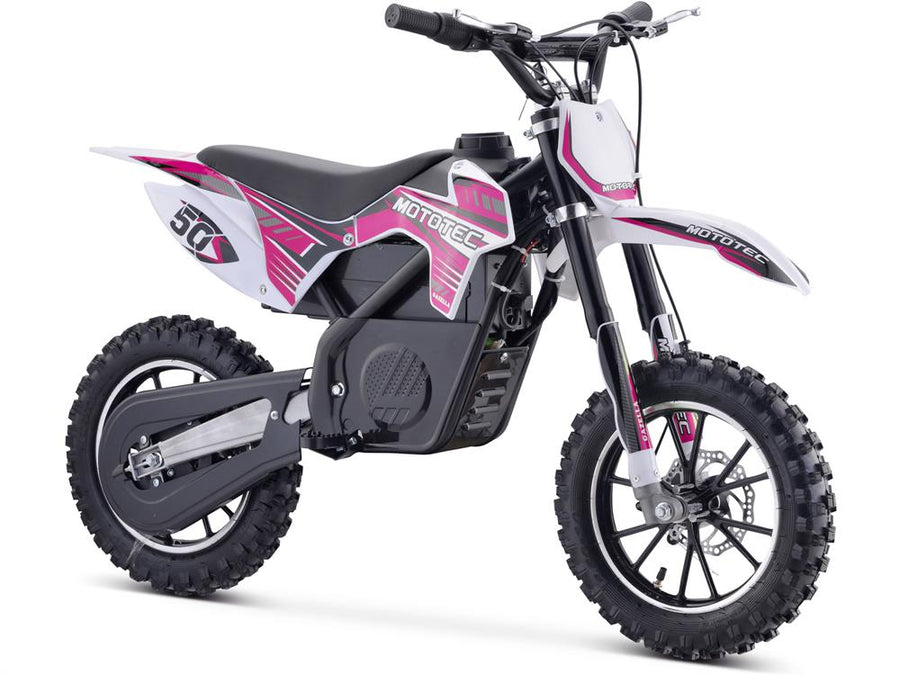 MotoTec Gazella Electric Dirt Bike 500 Watts 24 Volts Purple