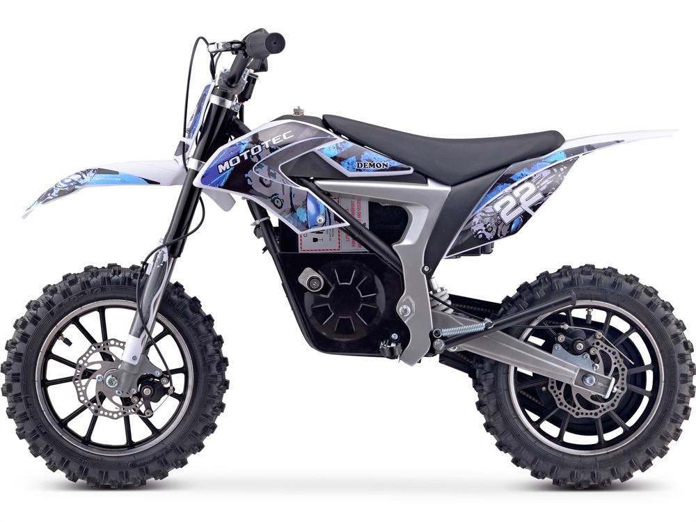 MotoTec Demon Electric Dirt Bike 500 Watts 36 Volts Lithium