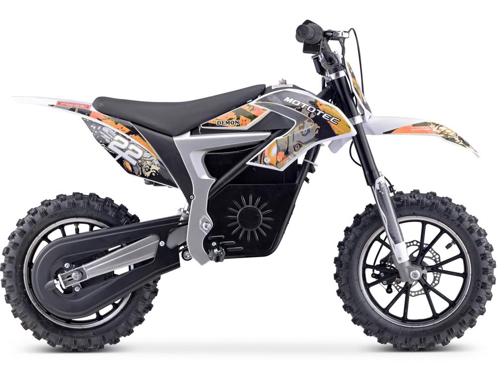 MotoTec Demon Electric Dirt Bike 500 Watts 36 Volts Lithium