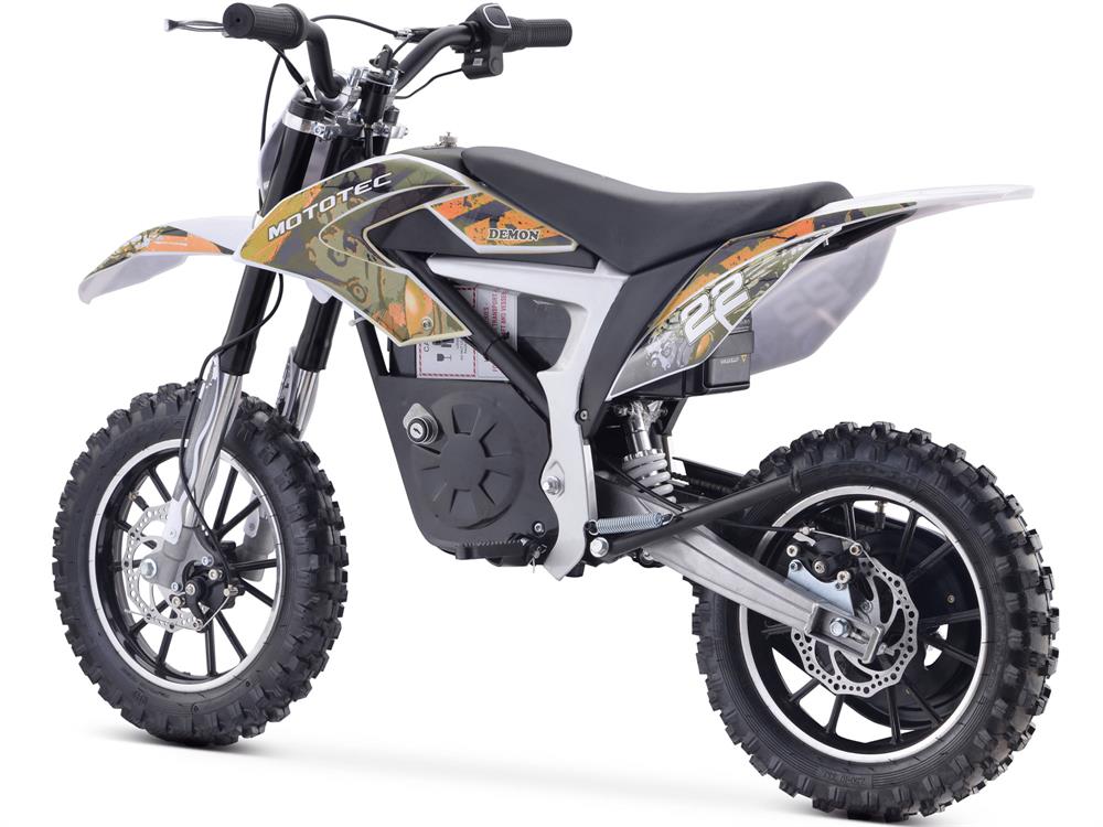 MotoTec Demon Electric Dirt Bike 500 Watts 36 Volts Lithium