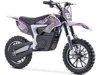 Thumbnail for MotoTec Demon Electric Dirt Bike 500 Watts 36 Volts Lithium Purple