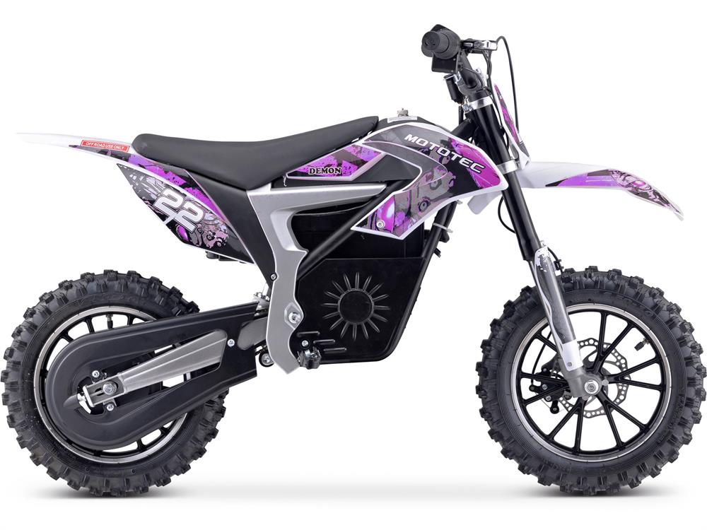 MotoTec Demon Electric Dirt Bike 500 Watts 36 Volts Lithium