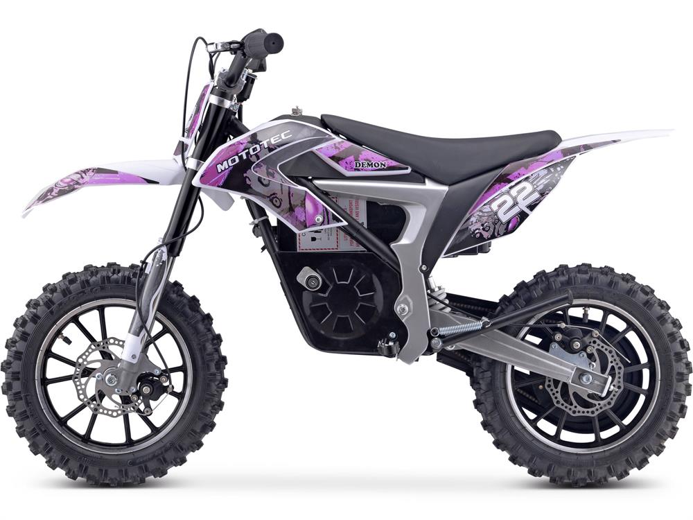 MotoTec Demon Electric Dirt Bike 500 Watts 36 Volts Lithium