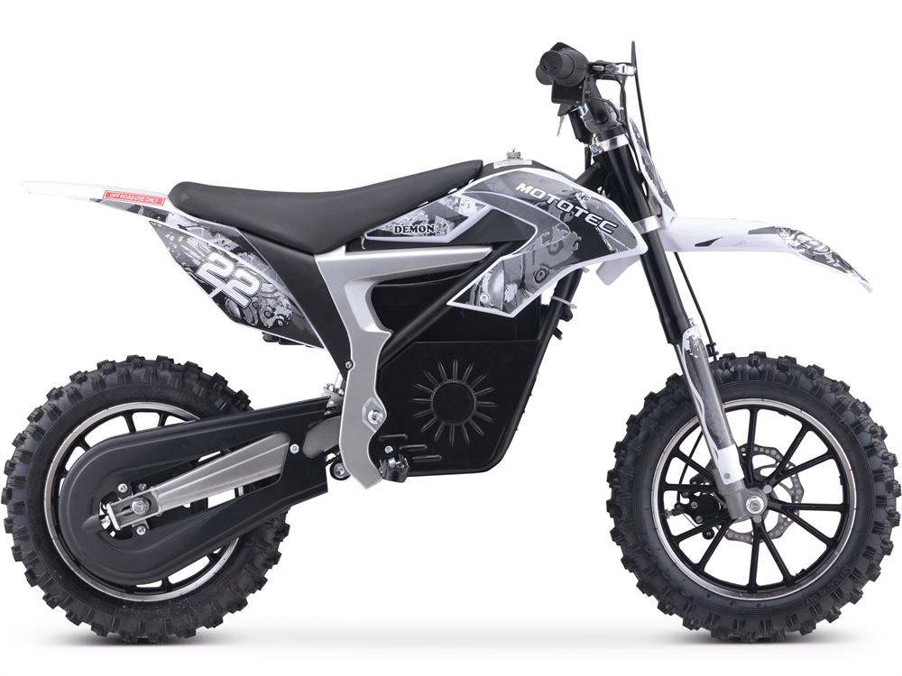 MotoTec Demon Electric Dirt Bike 500 Watts 36 Volts Lithium