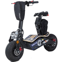 Thumbnail for Velocifero 1600 Watts Mad Electric Scooter with Wood Deck - 48 Volts Full Face Helmet +$89