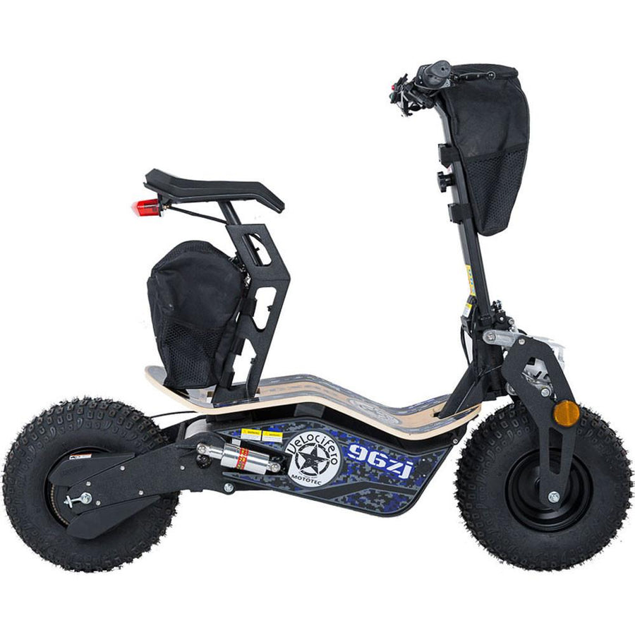 Velocifero 1600 Watts Mad Electric Scooter with Wood Deck - 48 Volts None