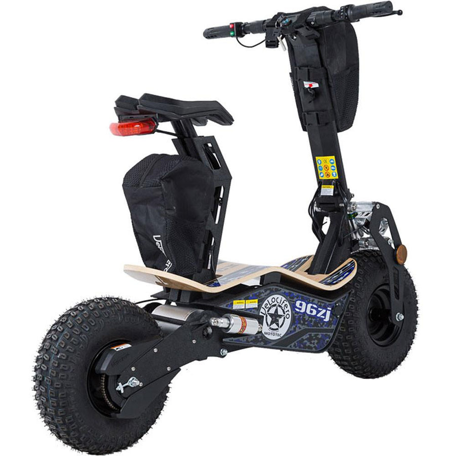 Velocifero 1600 Watts Mad Electric Scooter with Wood Deck - 48 Volts Cruiser Helmet +$69