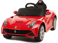 Thumbnail for Ferrari F12 Berlinetta Electric Power Wheels Toy Car 12V - Red