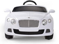 Thumbnail for Bentley Continental GT 12V Electric Ride-On Toy Car GTC - White