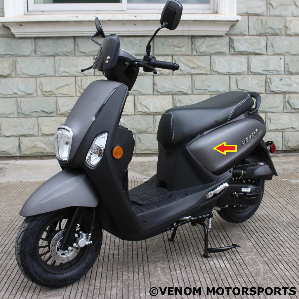50cc Roma Scooter - Body Cover Left (Black) 	83500-S9E1-0000